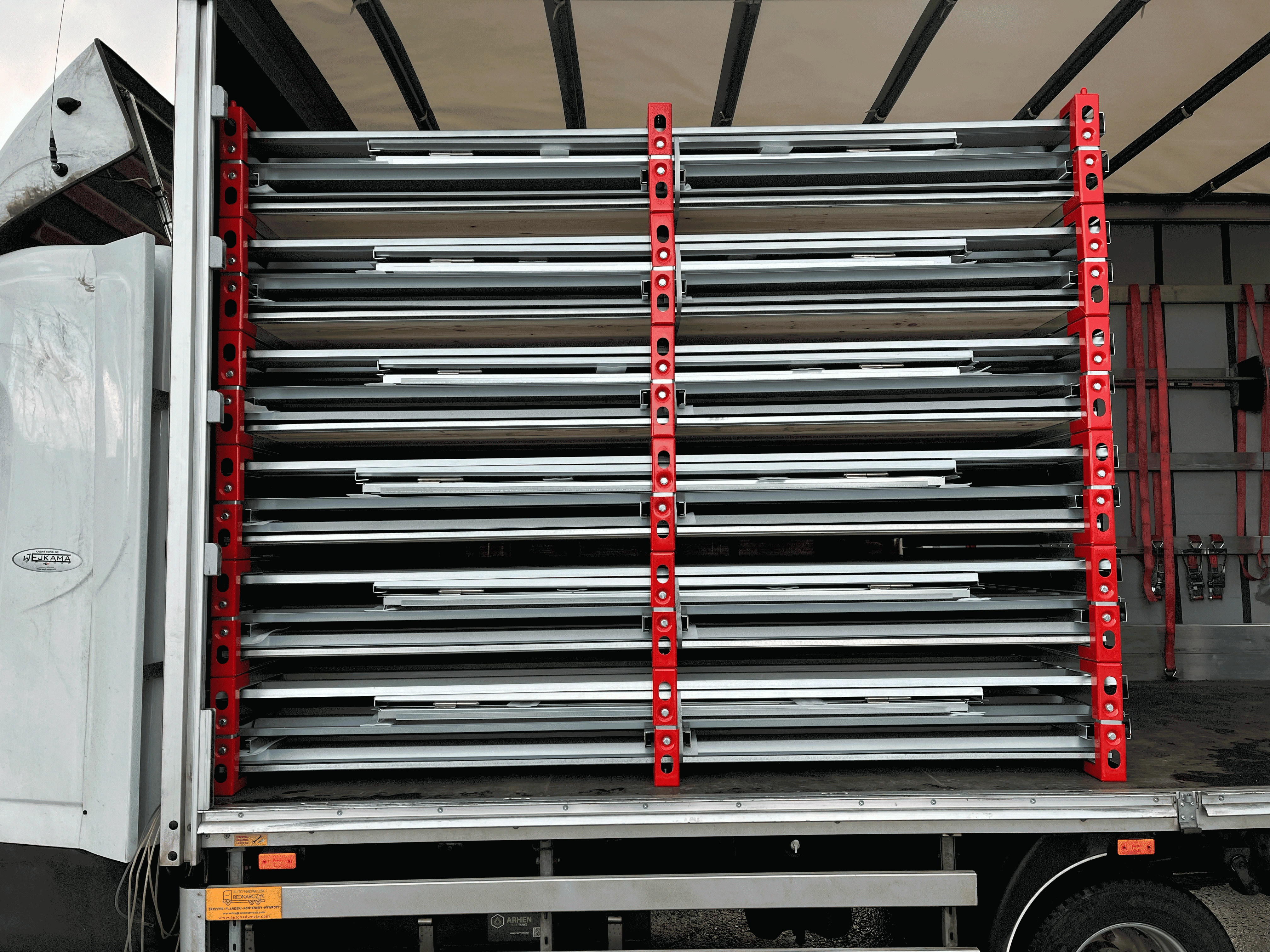 Verladung auf LKW – Schritt 1